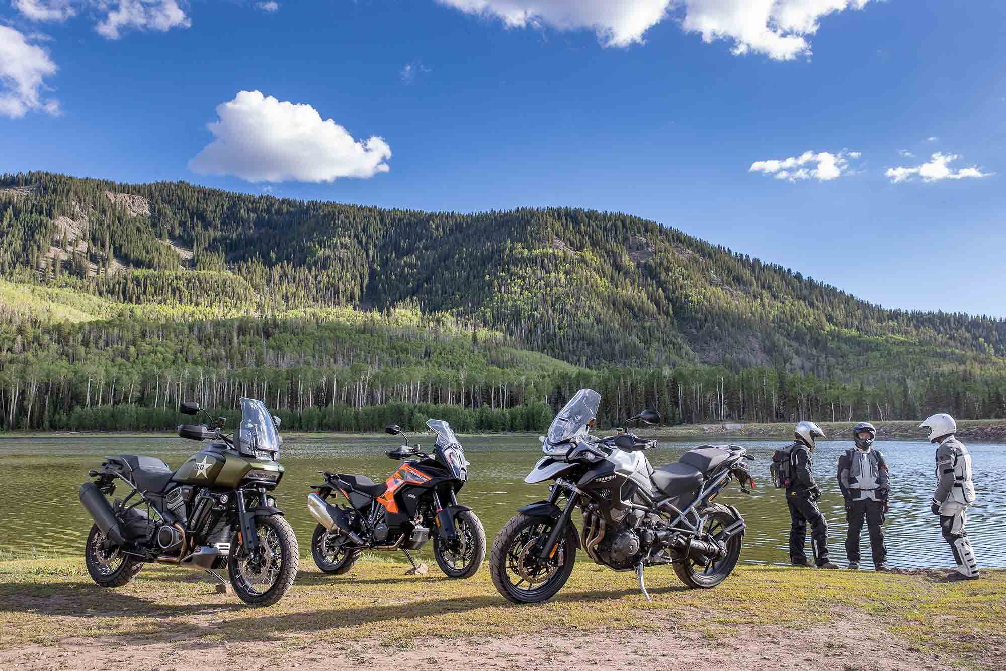 Three spectacular adventure bikes in some of the finest scenery the world has to offer.