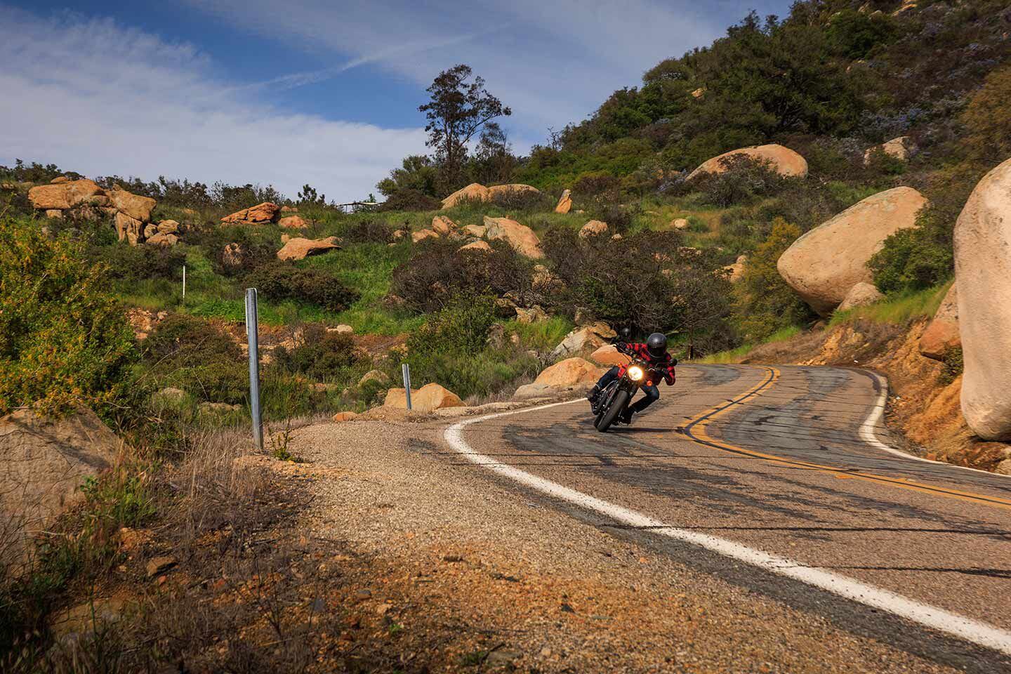 Seeking the apex on the all-new Harris Performance–built chassis.