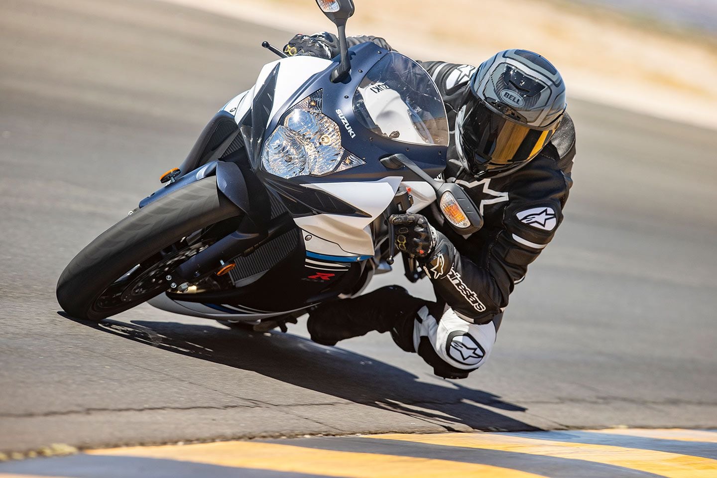 Suzuki’s GSX-R600 gives an analog experience at the track and on the road.