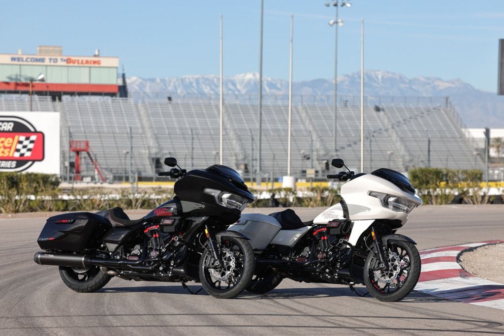 Harley-Davidson’s CVO line celebrates 25 years of production, with the brand-new CVO Road Glide ST joining three other models for 2024.