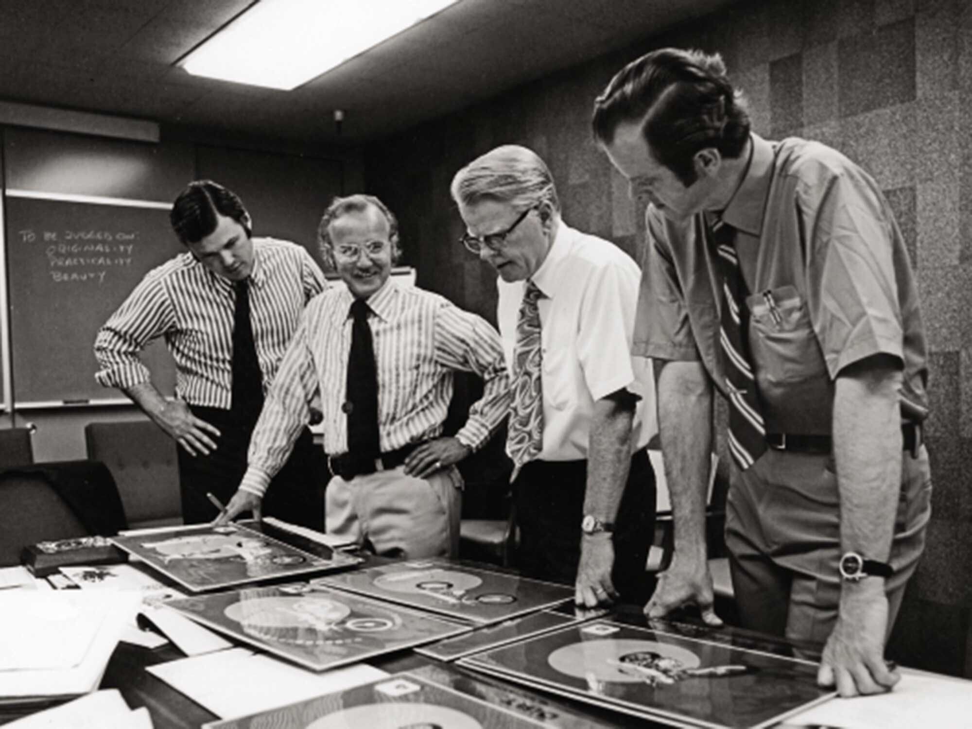 Parkhurst with his signature style in the 1970s. In 1973, he sold the magazine to CBS Publishing and stayed on as ­publisher until 1977.