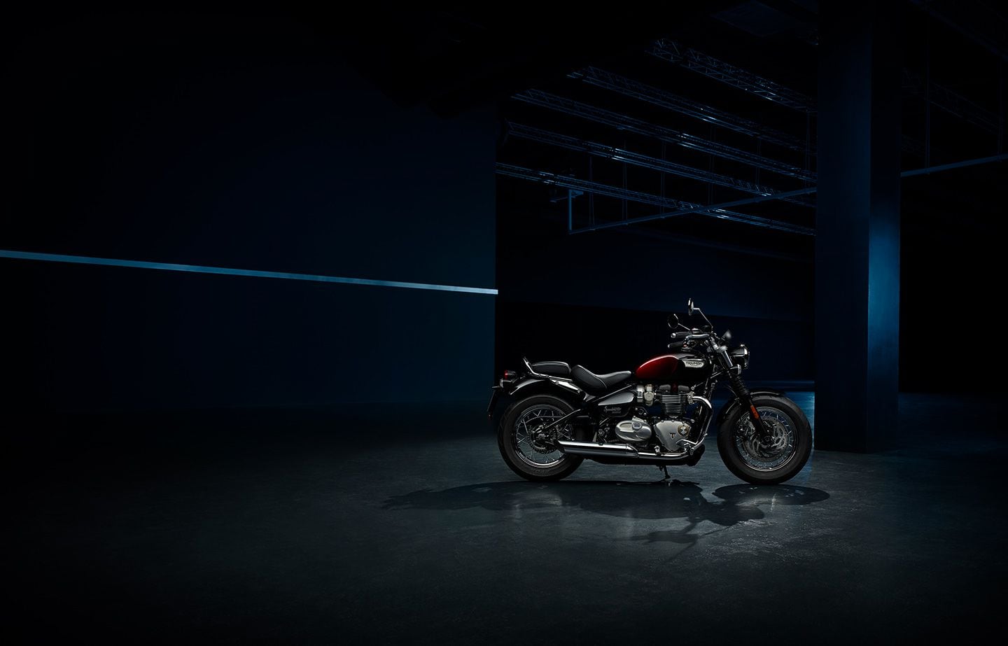 2024 Triumph Speedmaster in Red Stealth.