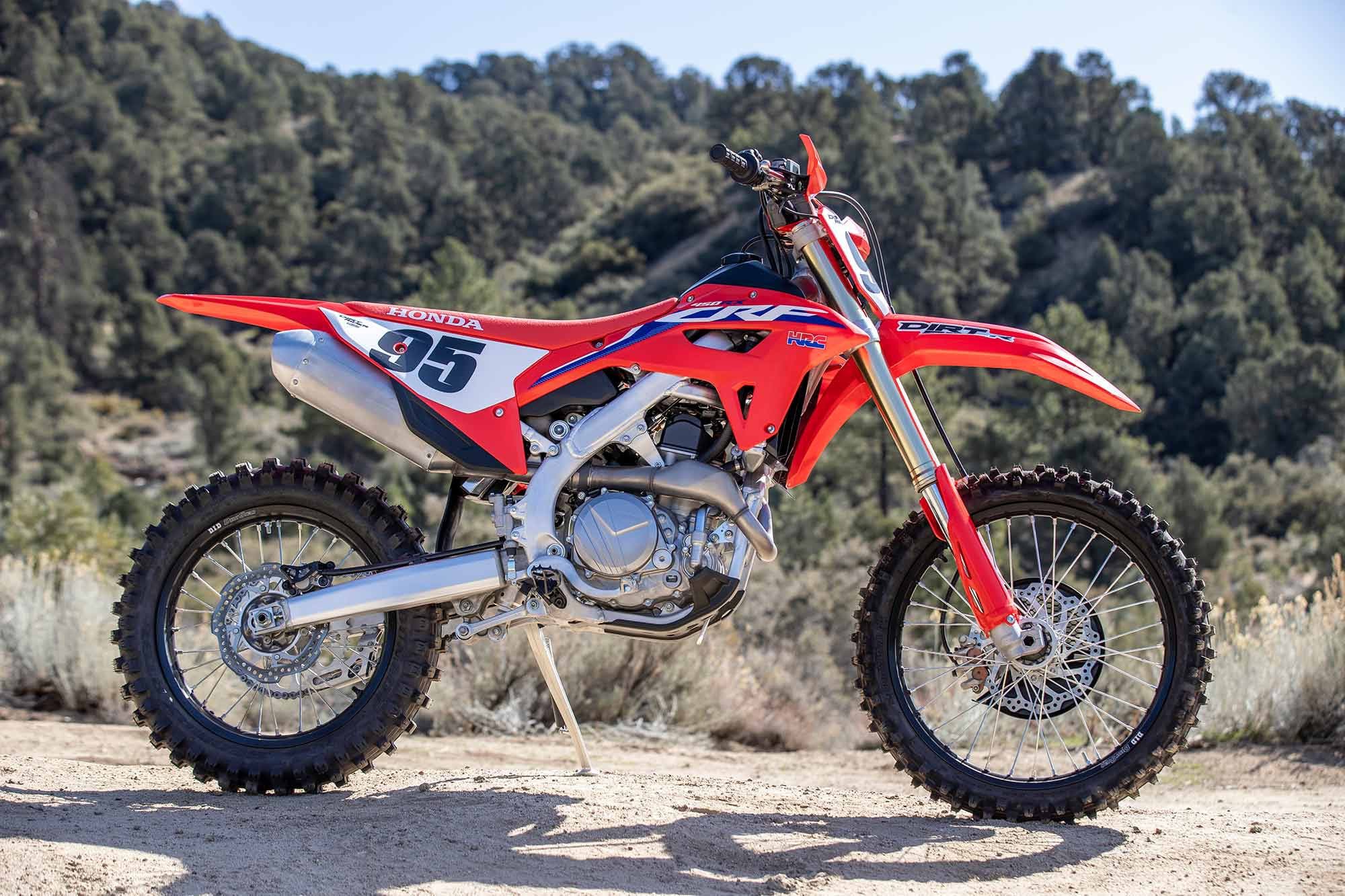 In its fifth year on the market, the Honda CRF450RX is all-new.