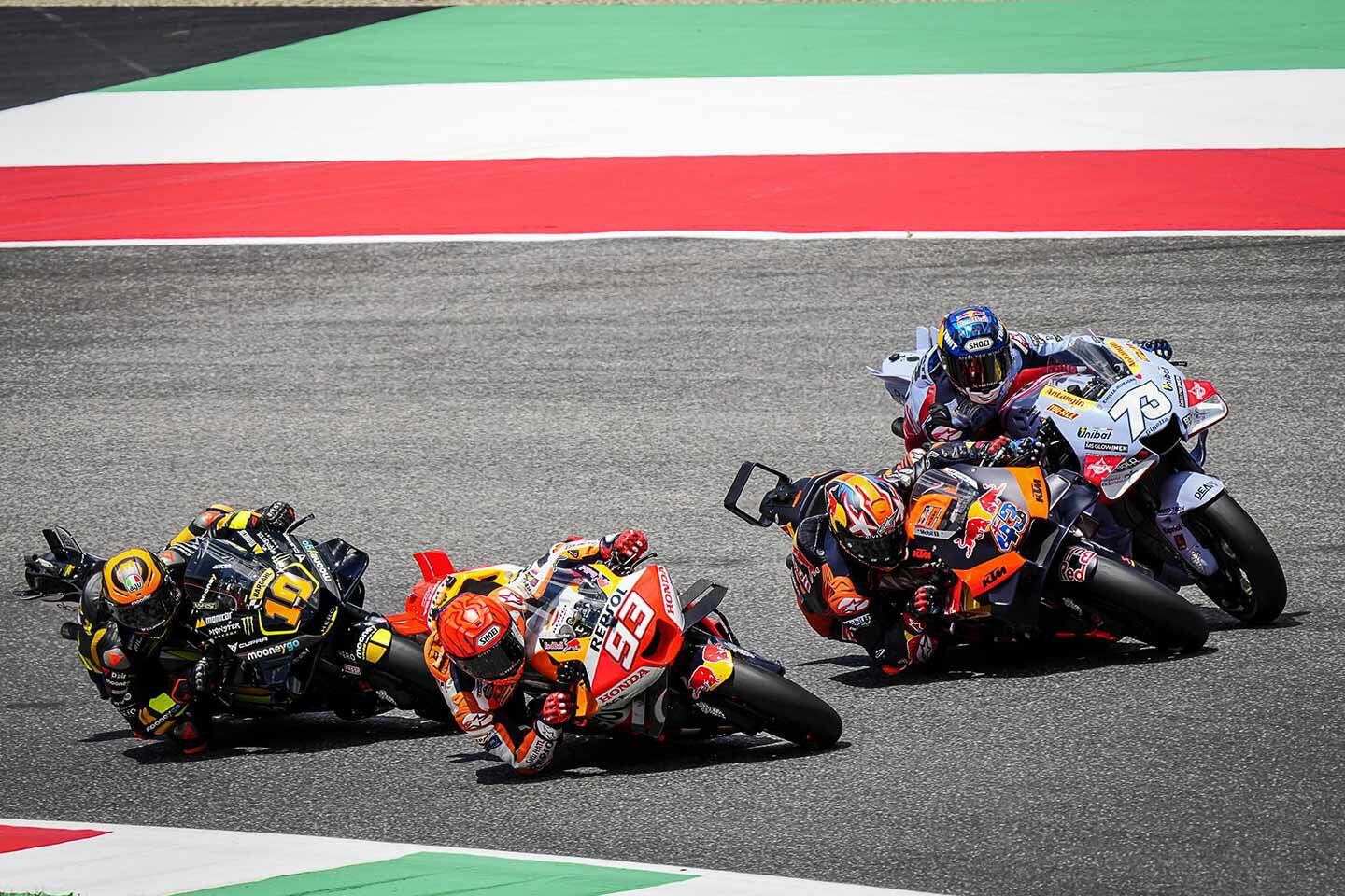 Márquez crashed out of Sunday's race on Lap 6.