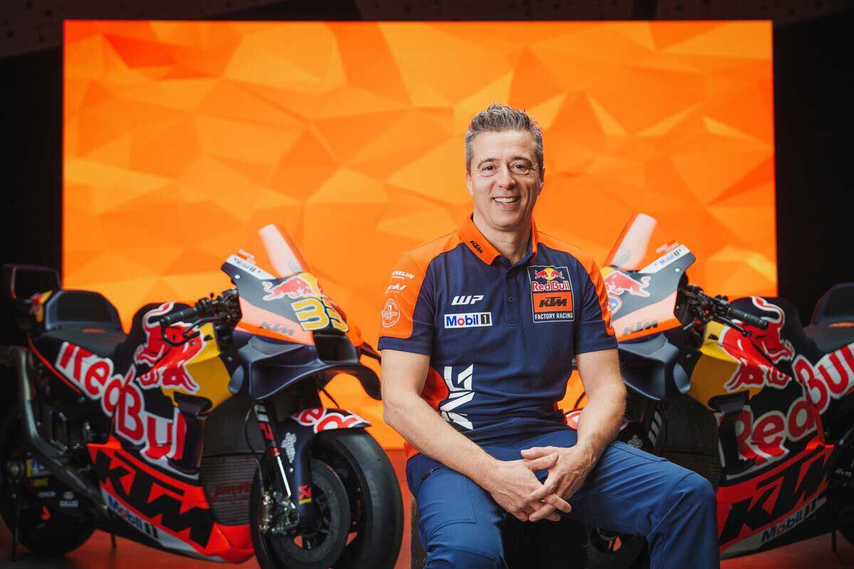 Francesco Guidotti, Red Bull KTM Factory Racing team manager.