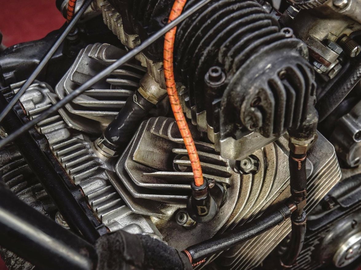 Fins are essential for cooling on air-cooled engines, but they are also beautiful.
