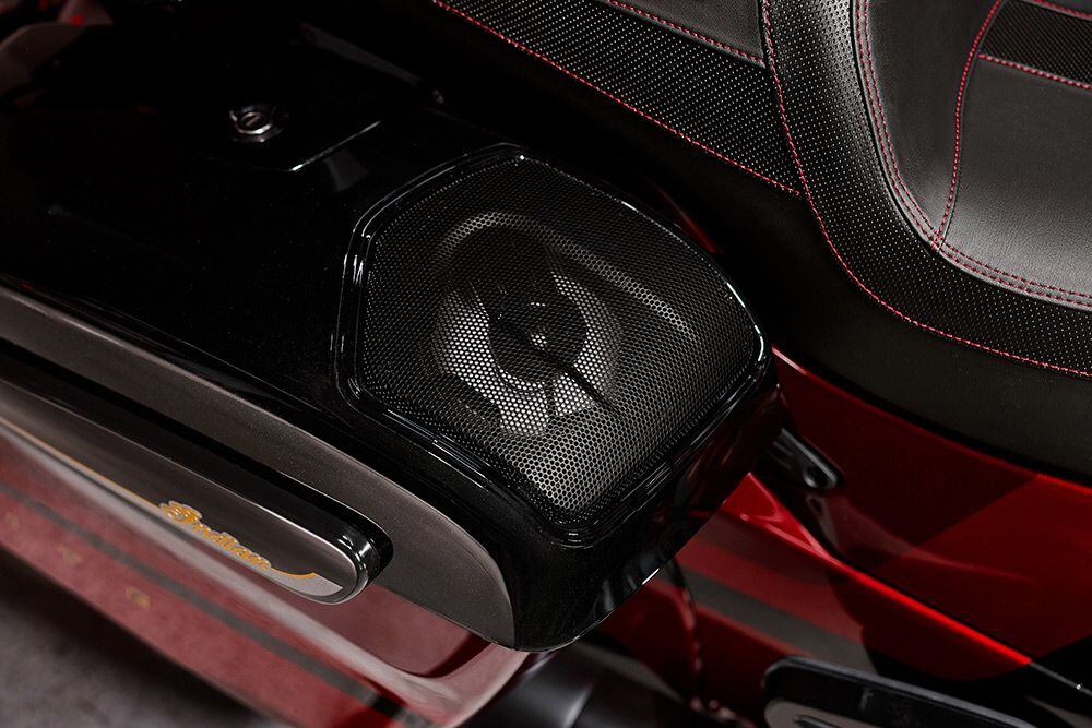 Tunes come courtesy of the PowerBand Audio with Bass Boost, which pumps audio out of 12 speakers (each one enhanced with UnderGlow lighting).