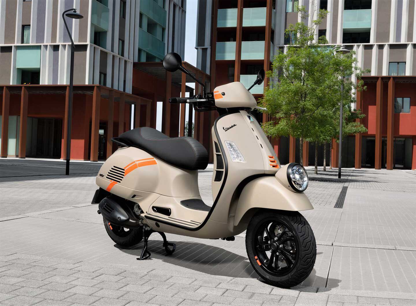 Vespa has officially announced the release of the production 2023 GTV 300 scooter.