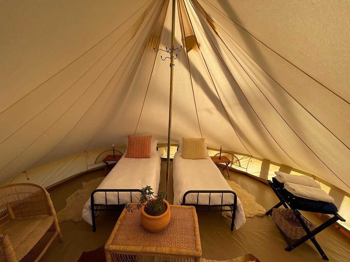A tent with a bed in it can’t be considered camping, right?