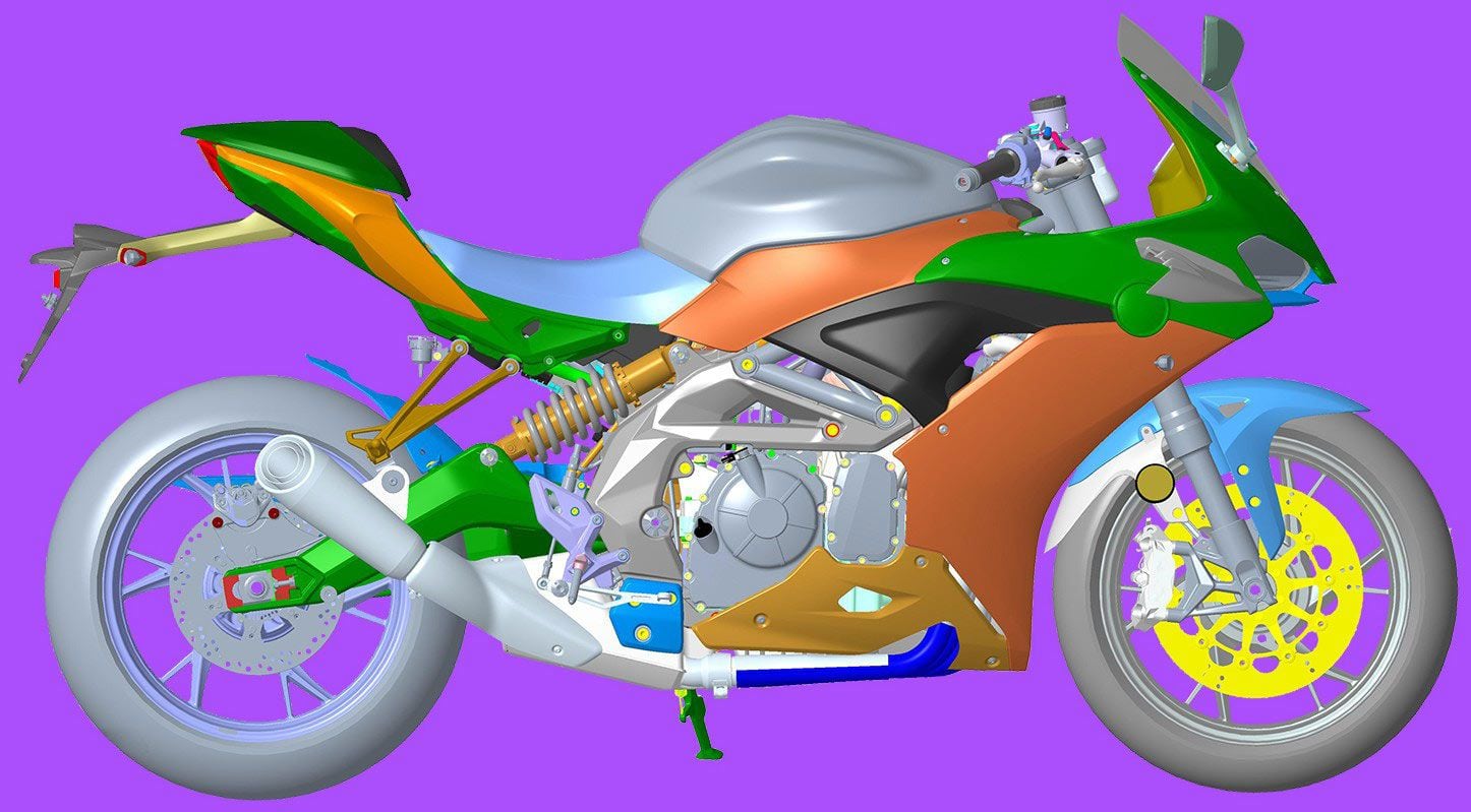 The new bike has already been type-approved in China and, rumor has it, is ready to be shipped to dealers.