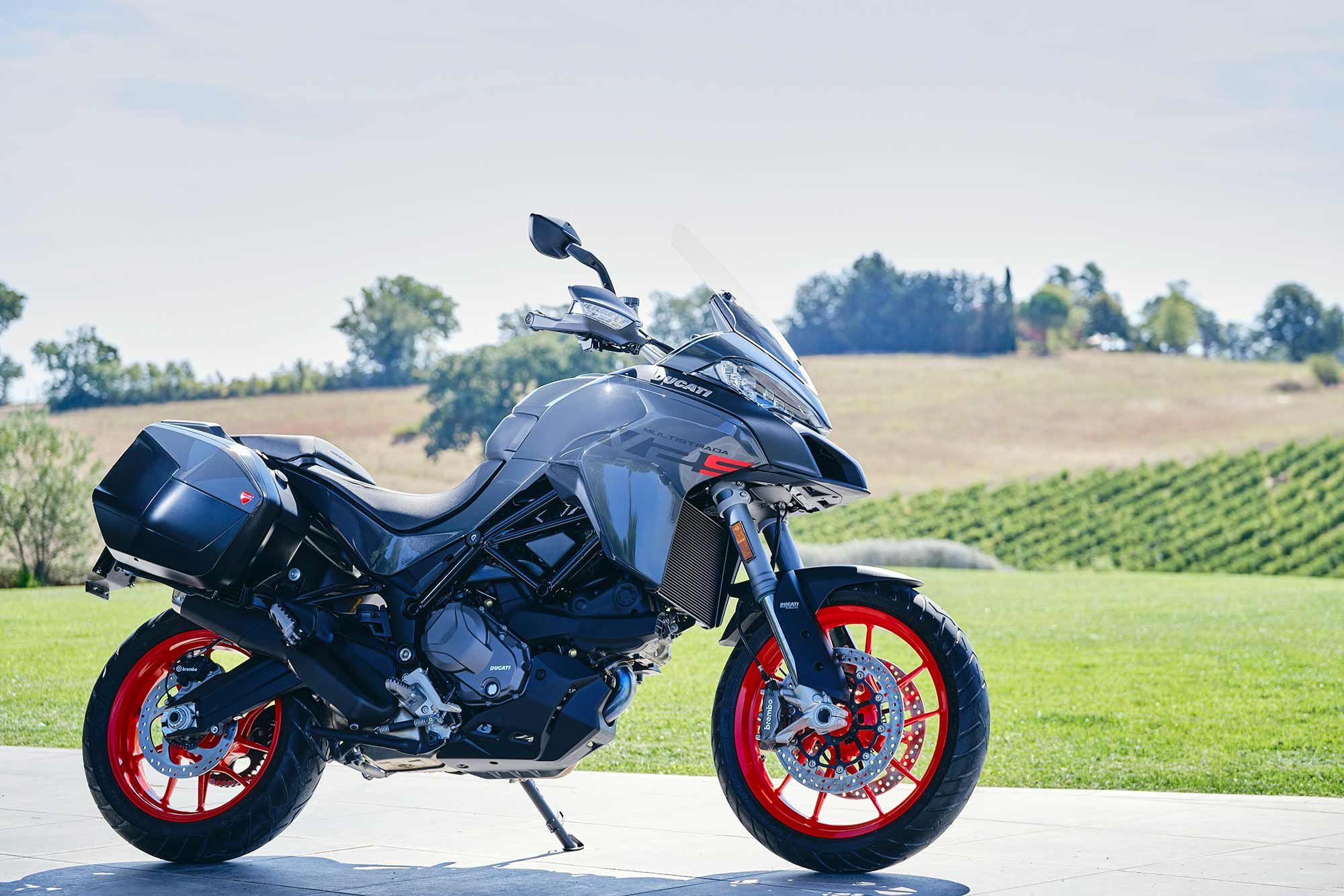 Can’t make it to EICMA this year to see the new models? No worries. Ducati can’t make it either. That’s why it is introducing its 2022 lineup online. First at bat: the new Multistrada V2 and Multistrada V2 S.