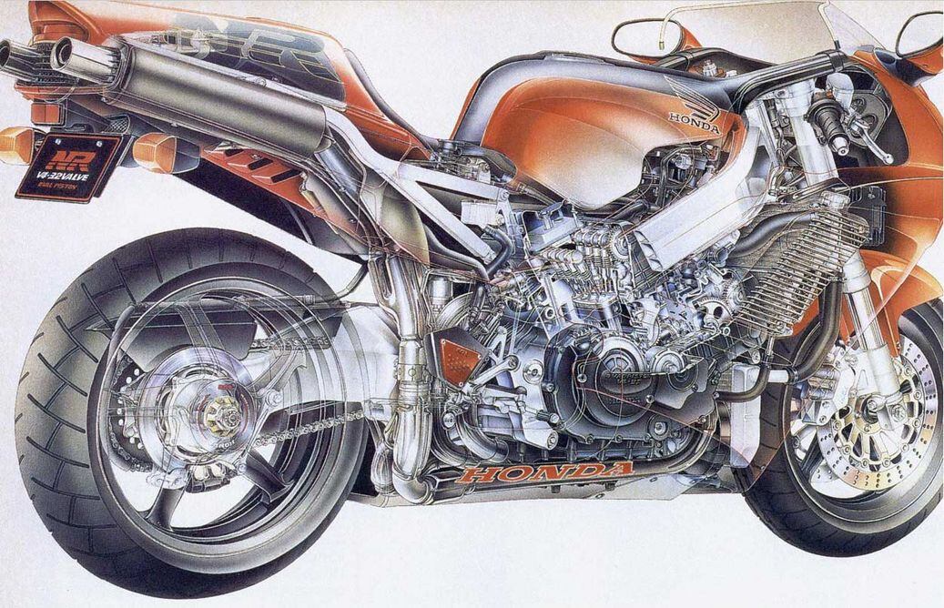 Honda nsr750 best sale