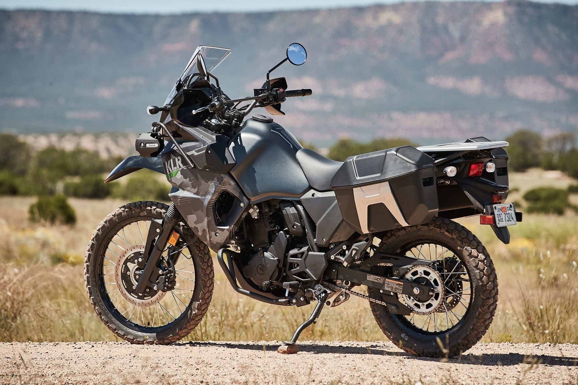 Pricing on the KLR650 ranges from $6,699 to $7,999 depending on the options. Our unit is $7,699 as tested.