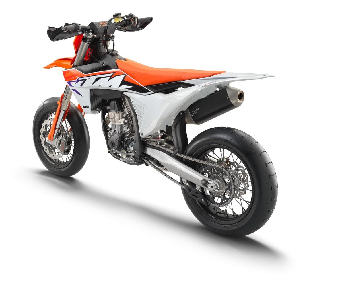 The KTM 450 SMR receives a big overhaul in 2023, highlighted by an all-new chassis and updated engine package.