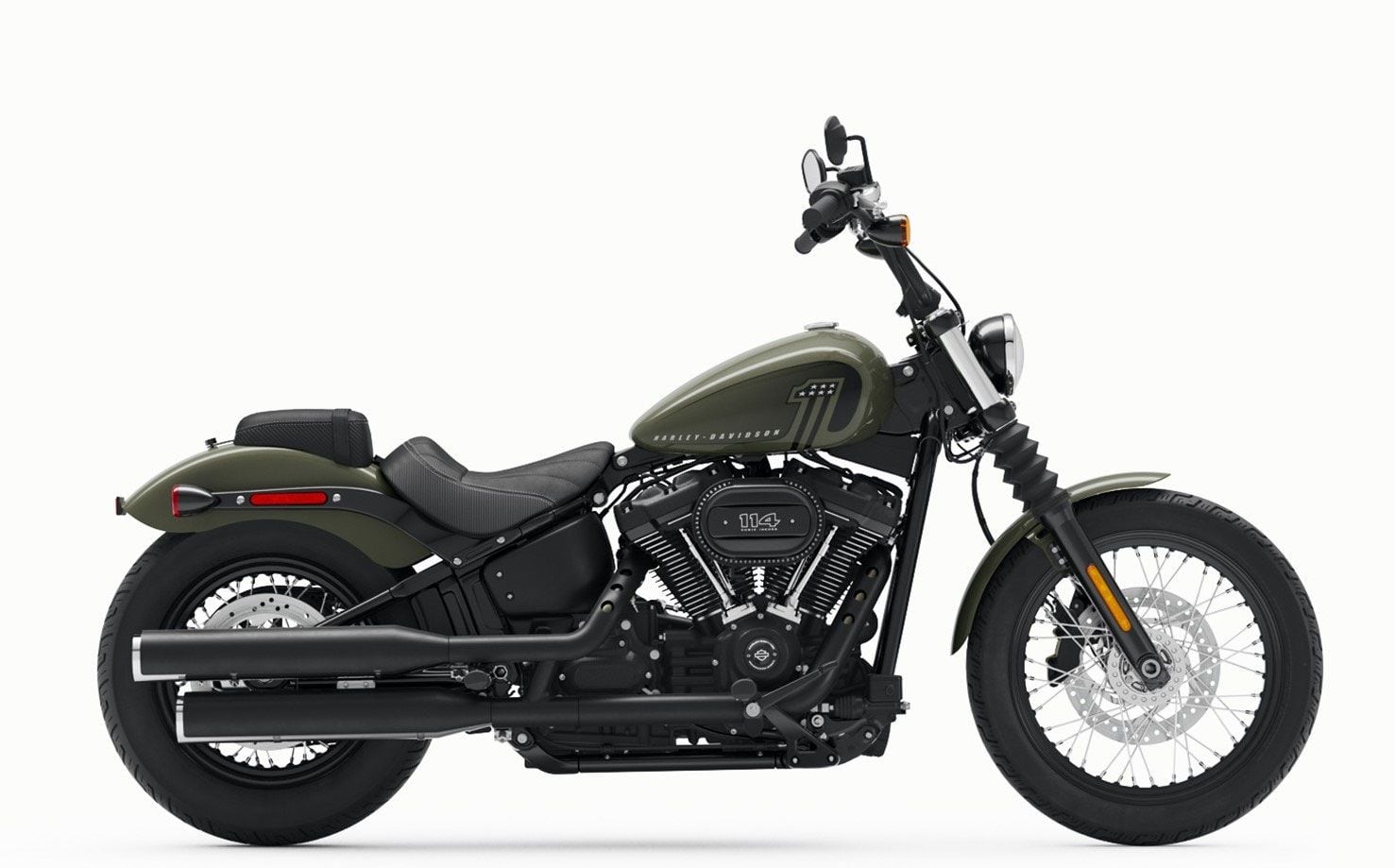 H-D is calling this color option Deadwood Green; it adds $400 to the base MSRP.