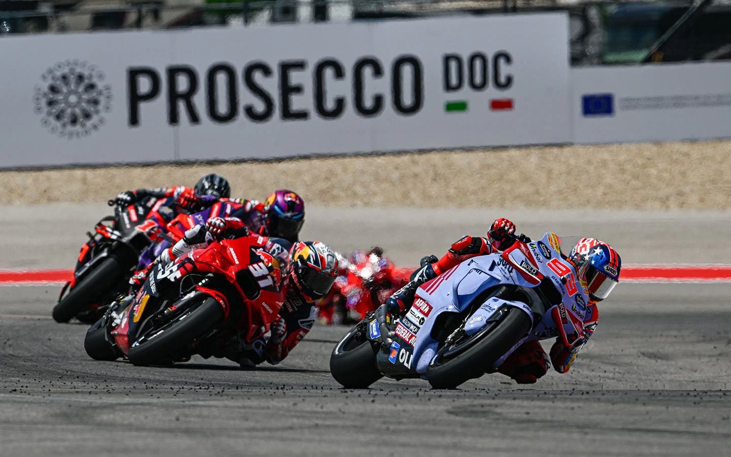 Marc Márquez took his turn at the front, showing that he’s not washed up or out of the fight.