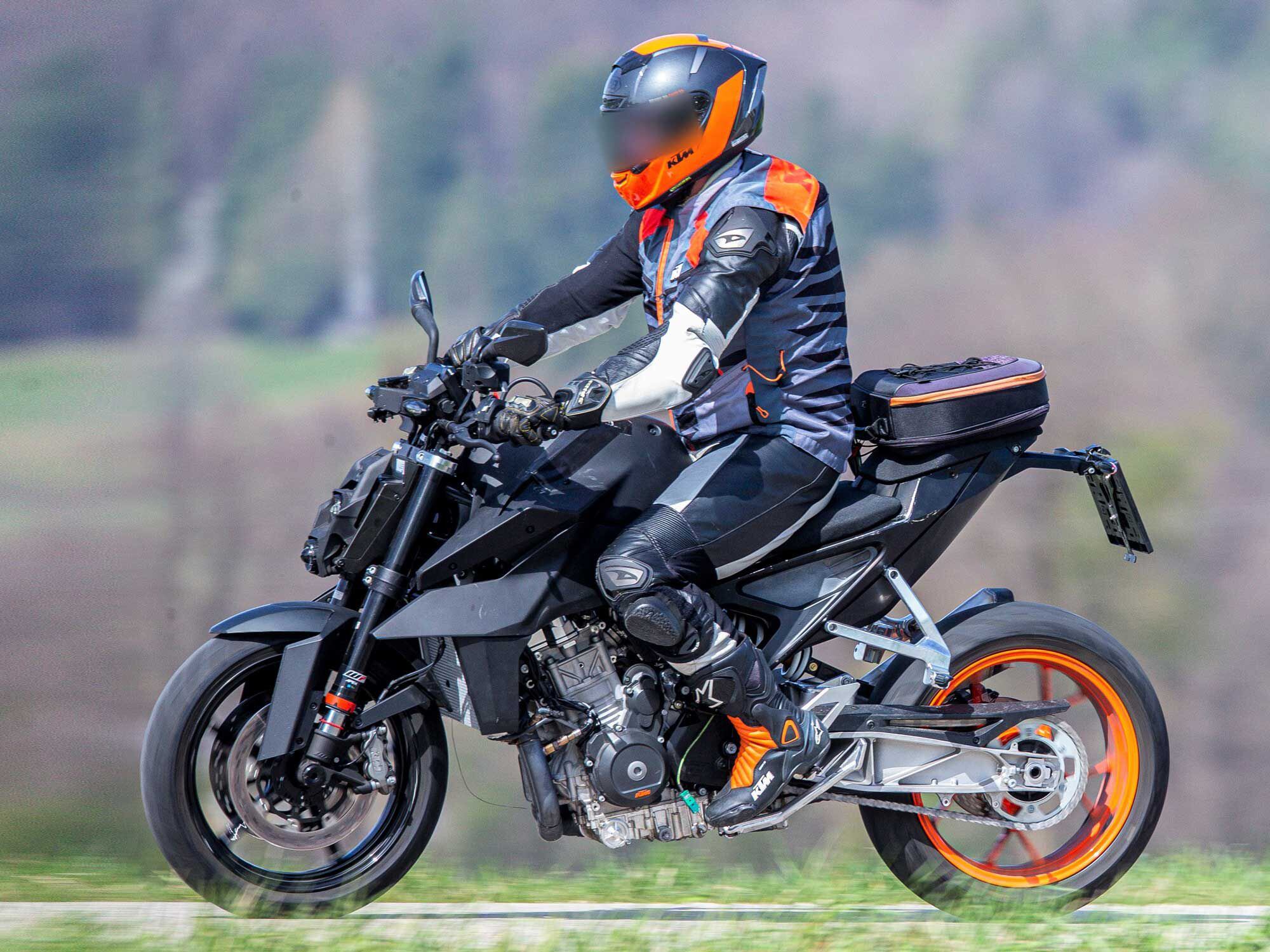 The LC8c parallel-twin engine has undergone changes to boost power and capacity, though it’s still likely to have a 285-degree crankshaft.