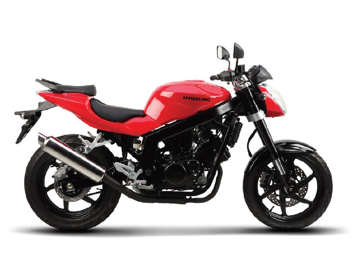Hyosung motorcycle 250 clearance