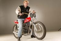 Allan Girdler on Harley-Davidson DT-250