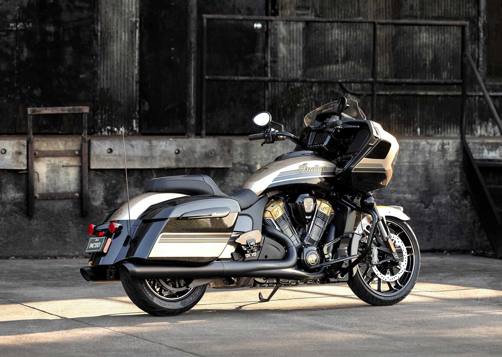 Out back, the J-D Challenger packs a Fox shock with electronically adjustable preload that can be tweaked from the Ride Command infotainment system.