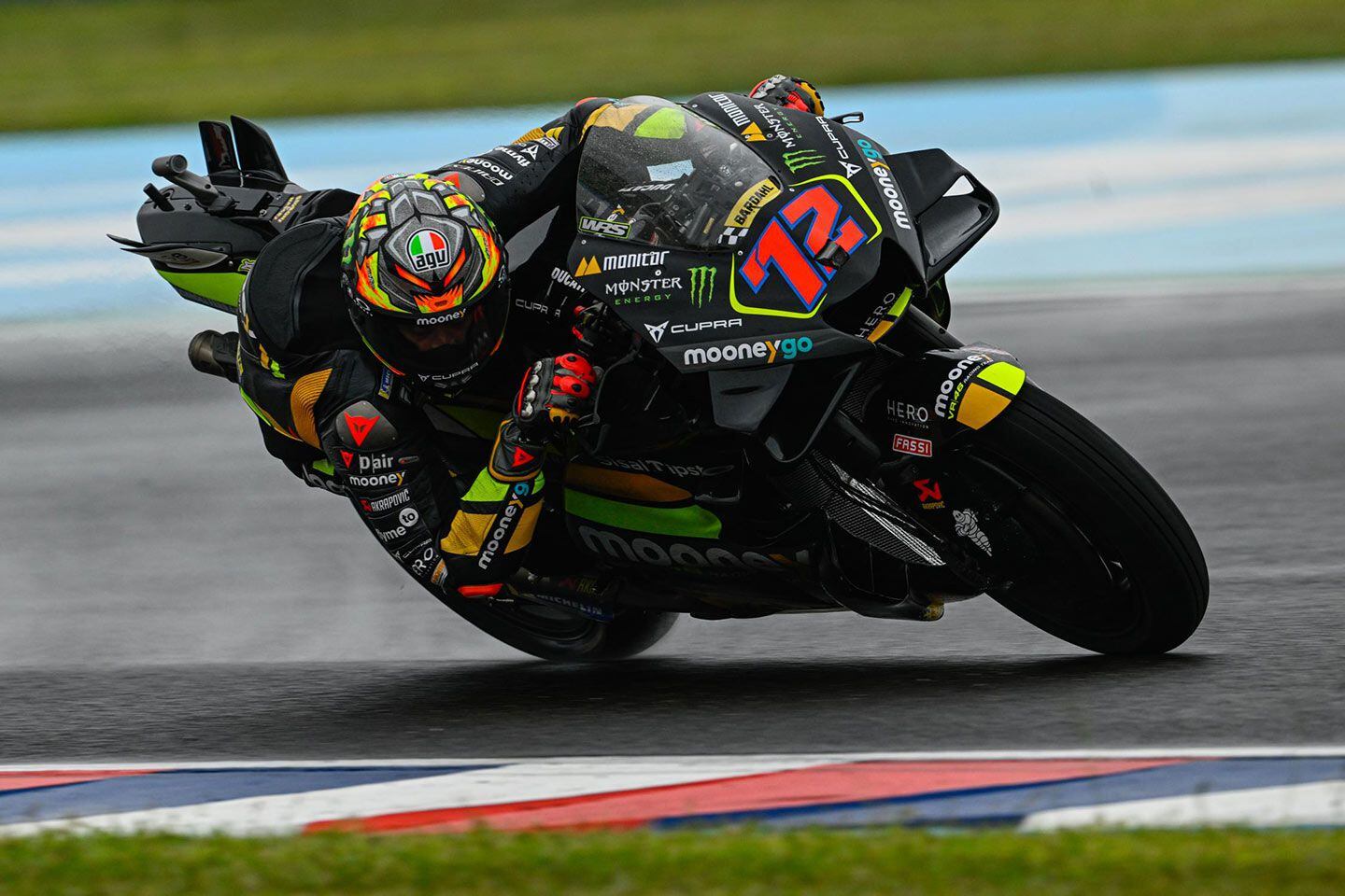 Marco Bezzecch gave Mooney VR46 it’s first-ever MotoGP victory, along with his first premier class win.