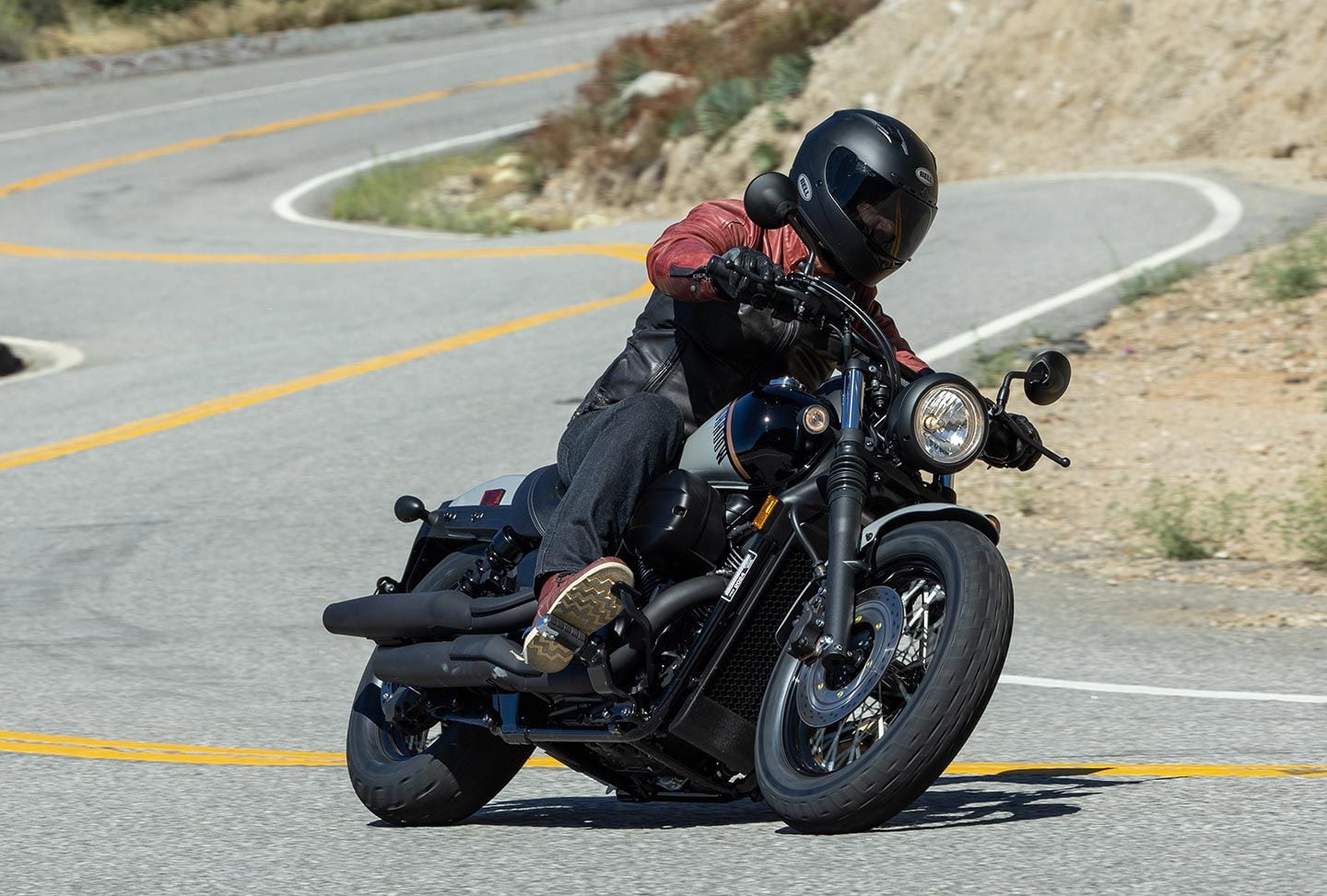 Honda has revised its Shadow Phantom for 2024 with key updates to the chassis and styling.