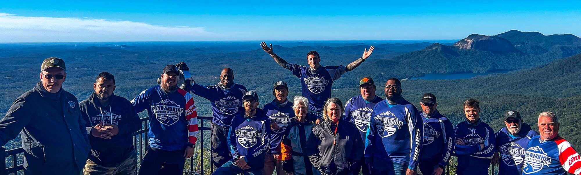 The group of America’s finest posing for a shot during the 2022 Road Warrior Ride.
