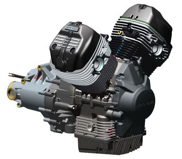 Moto Guzzi v7 двигатель