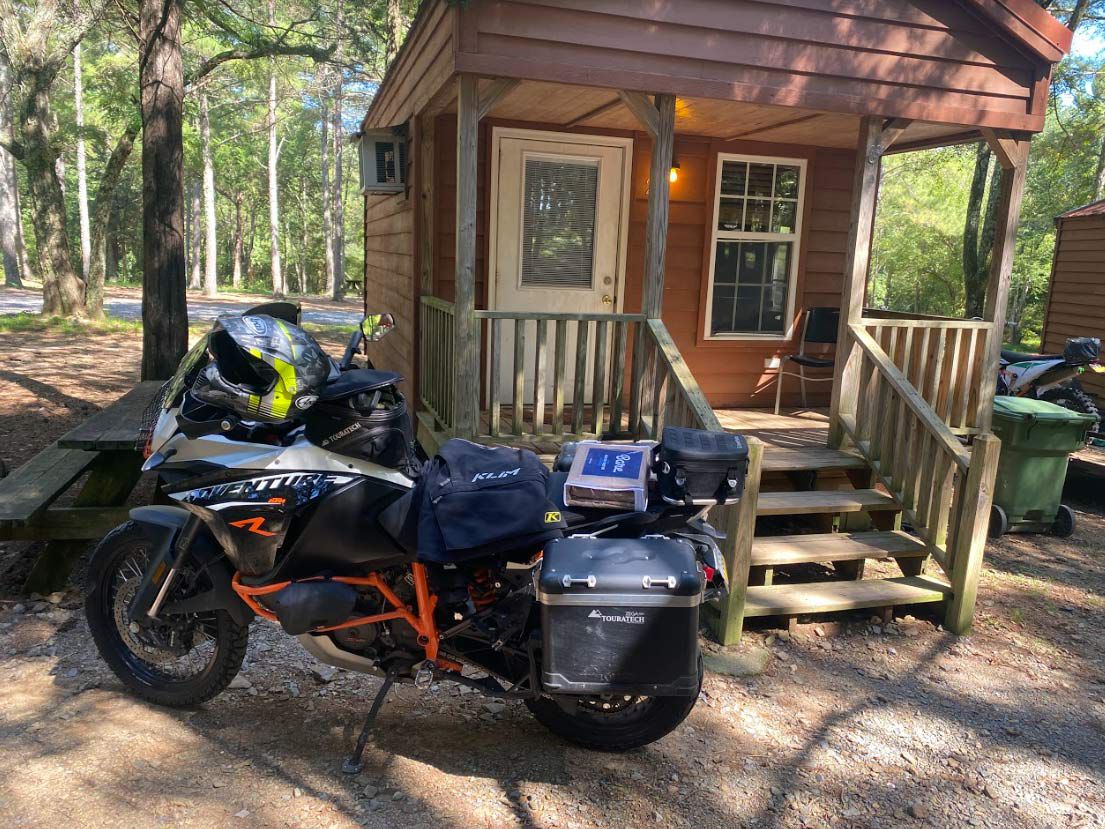 The Highland Park cabin I called home for two days and three nights.