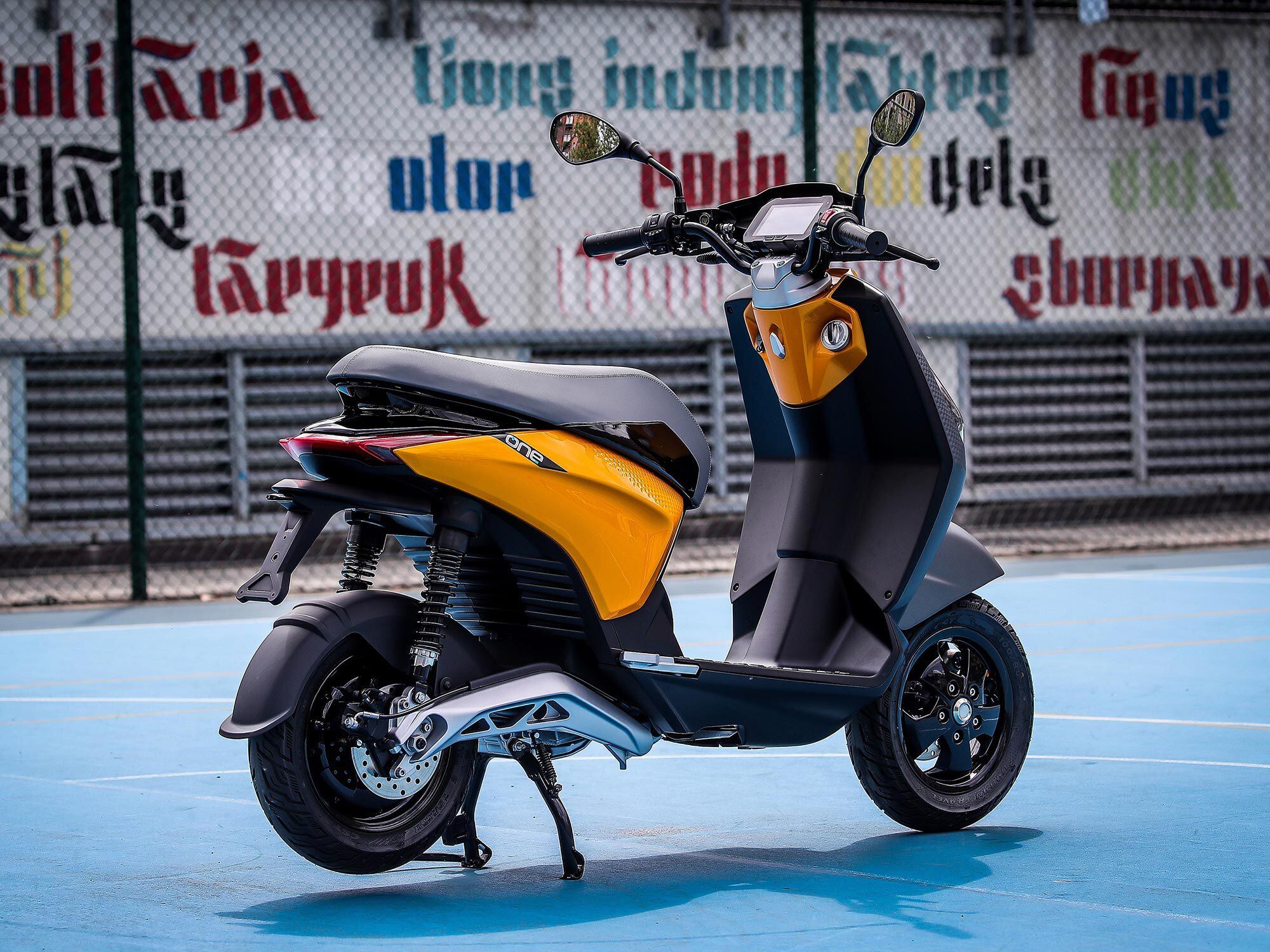 El diseño del Piaggio One se ve nítido y las fuentes dicen que es liviano y fácil de usar.