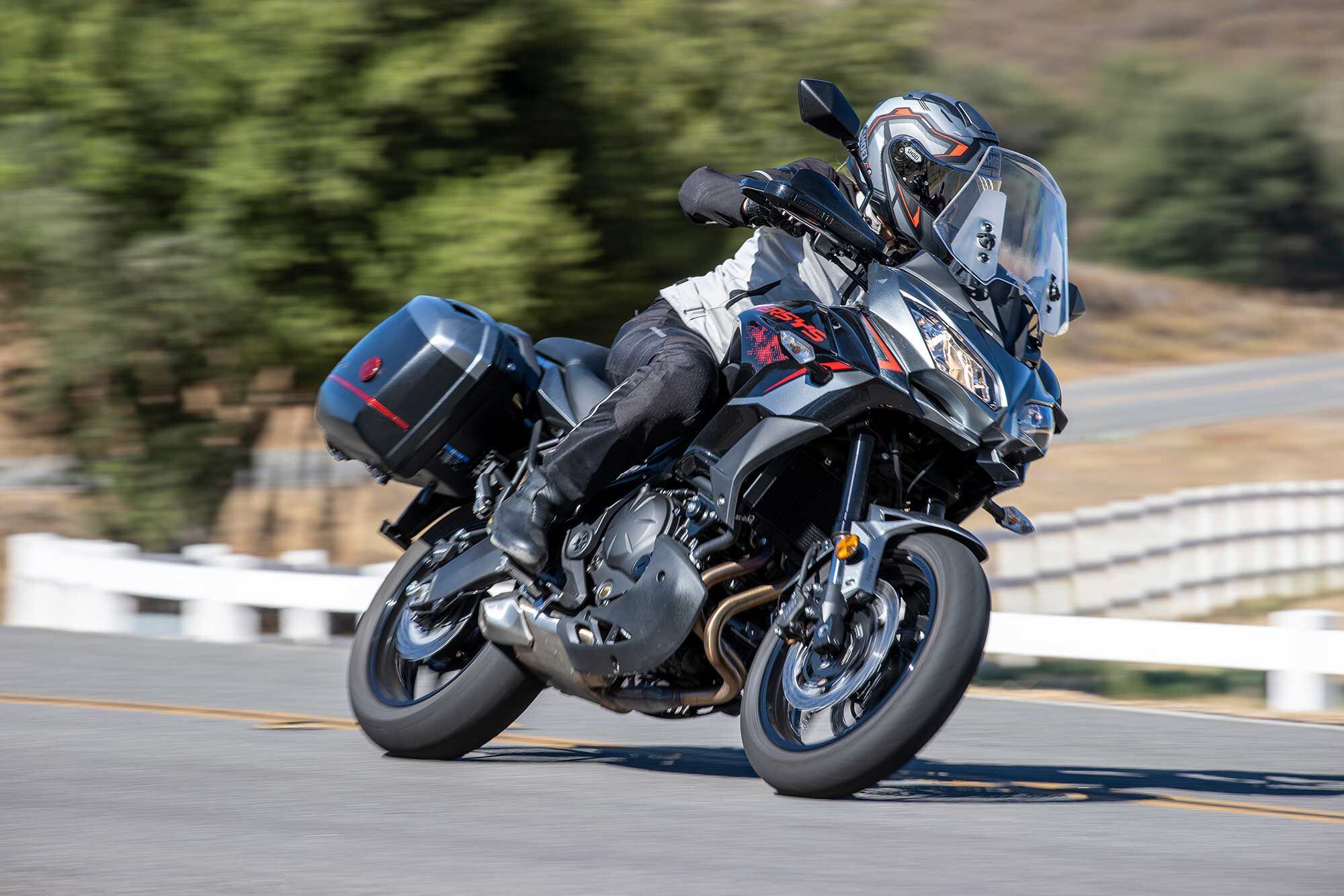 Right at home on a smooth and winding road.