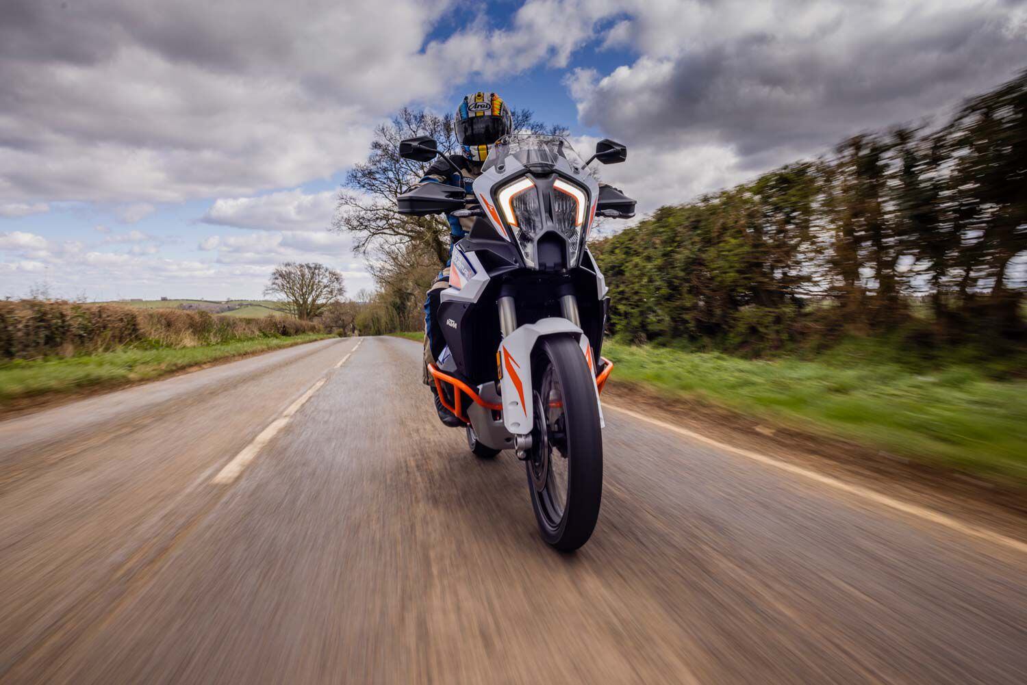 KTM’s updated 1290 Super Adventure R has been released in other parts of the world, but will be coming to the US as a 2022 model in the fall.