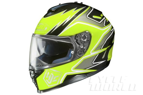 hjc cl-17 striker helmet yellow HJC IS-17, CL-17 and FG-X Motorcycle Helmets- First Look Review