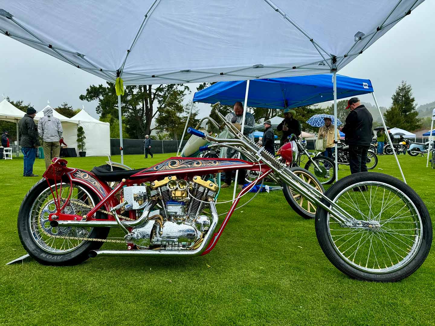 Long, low, and exquisitely detailed, this 1980 Harley-Davidson Sportster Custom was the top finisher for the Arlen Ness Memorial Award.