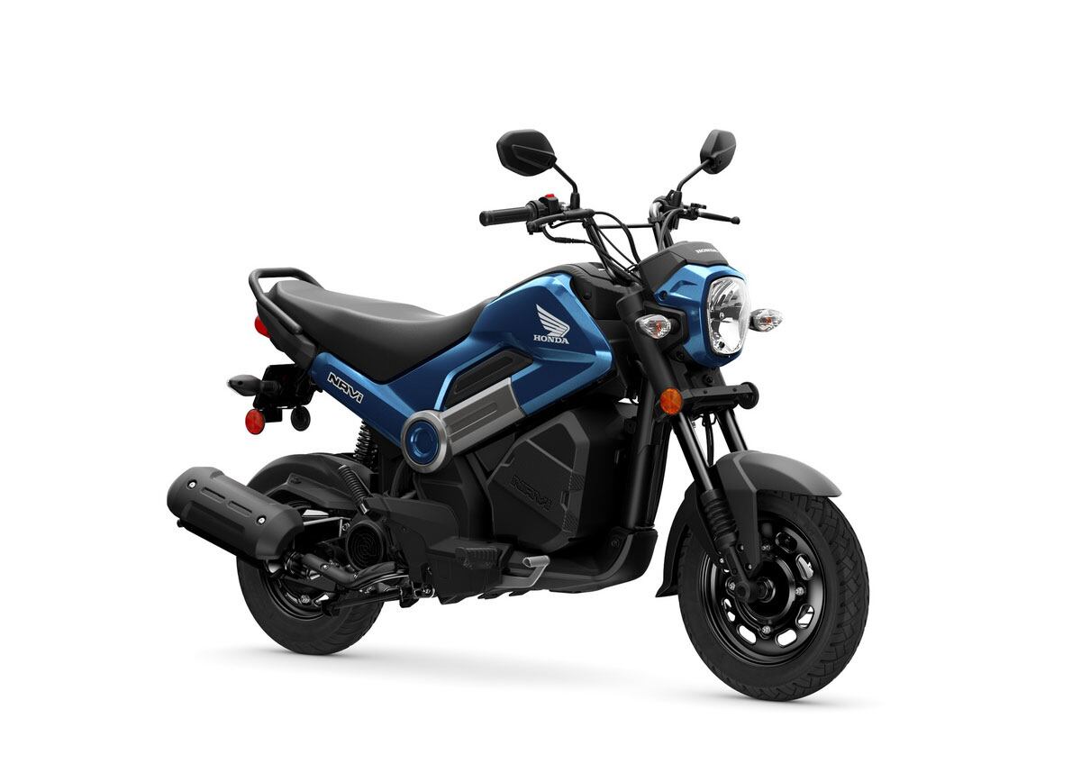 The 2024 Honda Navi in Blue Metallic.