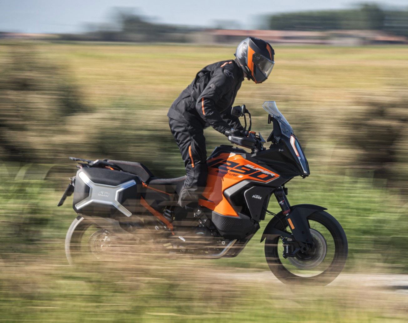 The KTM 1290 Super Adventure lives up to its name, with an absolute beast of an engine in a mile-munching package with comfortable ergos.