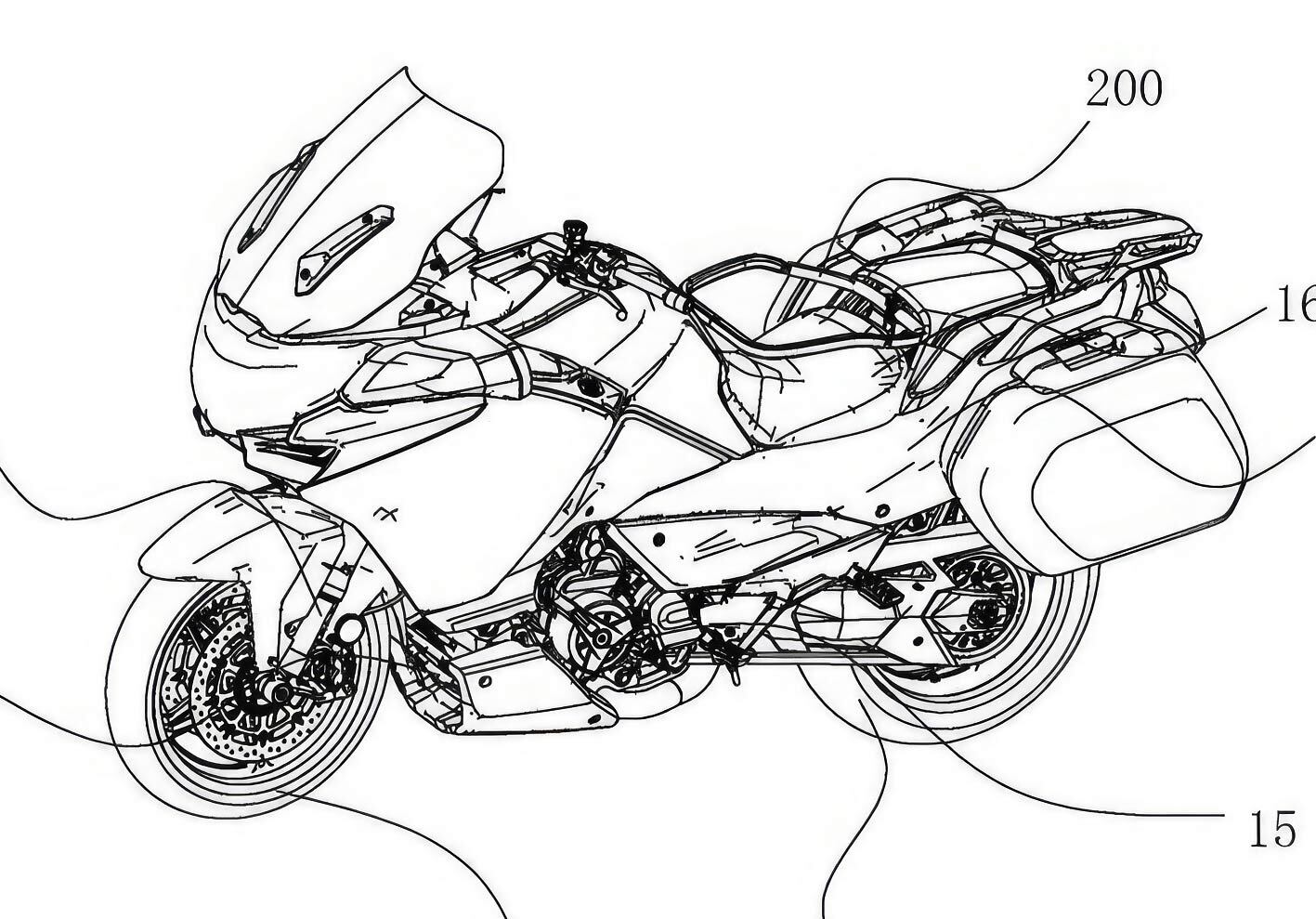 CFMoto is exploring the concept of utilizing seatbelts to keep riders in place in the event of certain accidents.