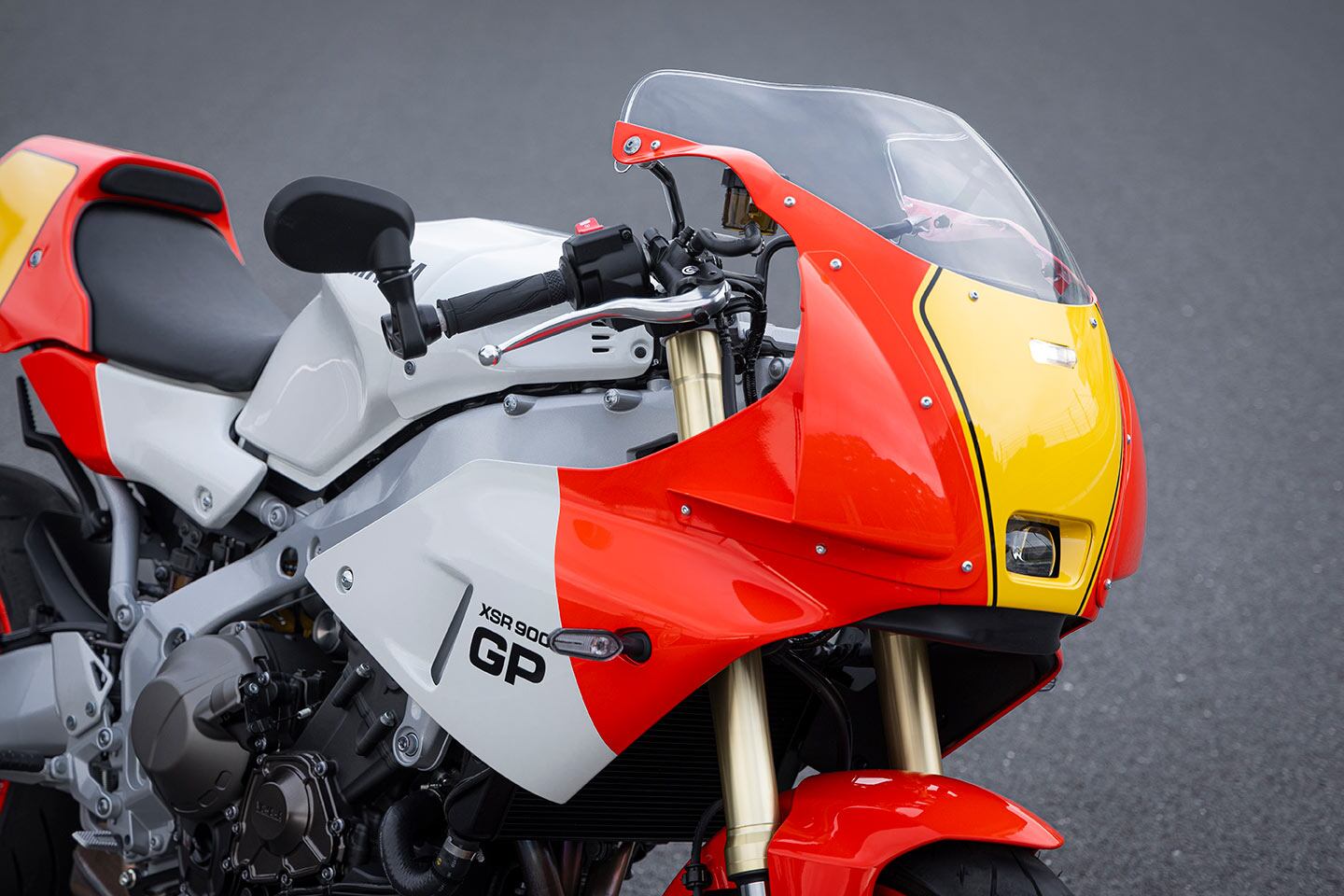 Yamaha nailed the retro GP styling on the XSR900 GP.