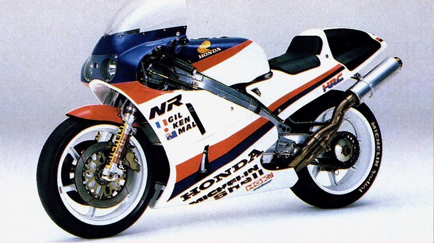 Honda’s NR750 prototype endurance racer.