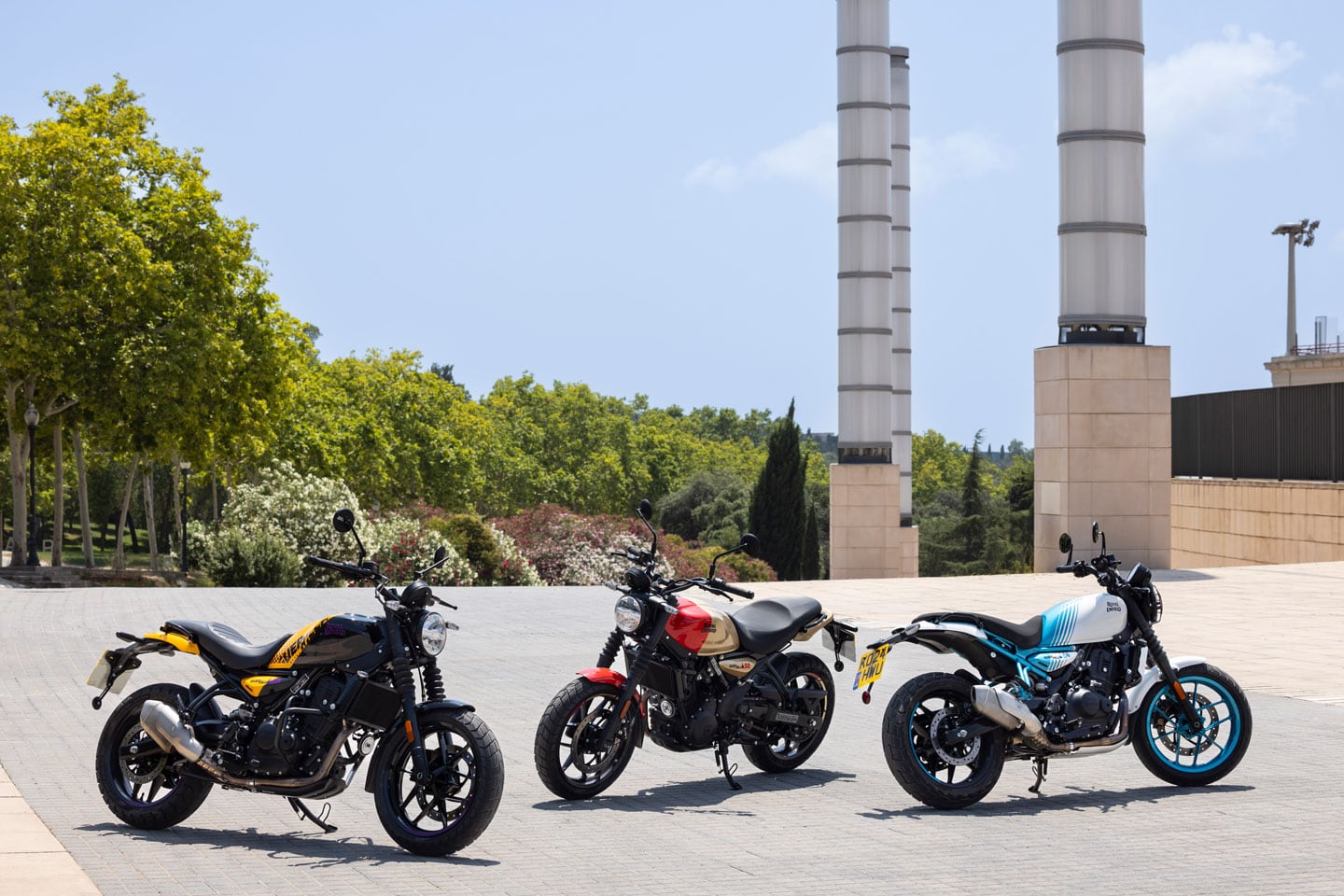 While the frame is similar to the Himalayan, the Guerrilla has its own unique chassis.