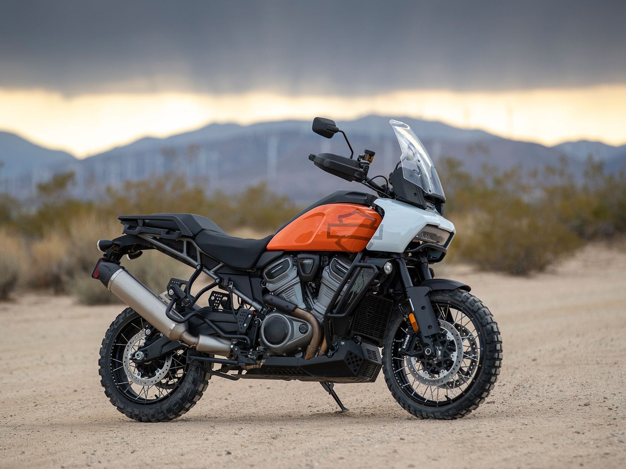 Harley’s Pan America the first ADV with a VRH system.