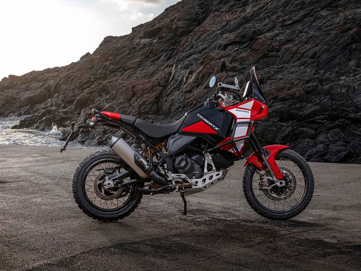 Ducati’s new 2025 DesertX Discovery joins the brand’s middleweight adventure lineup with an MSRP of $19,995.