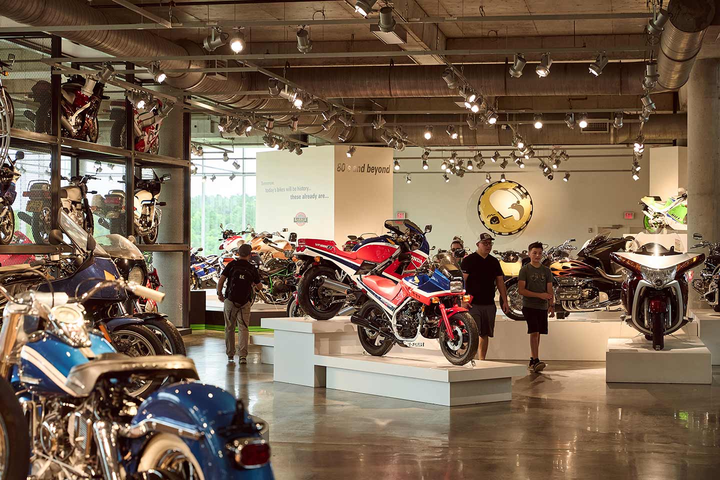 Another example of the picture-perfect displays that greet you at Barber Motorsports Museum. More than 1,000 bikes can be seen on any given day, and 200 different manufacturers from 22 countries are represented in the collection. Give yourself plenty of time to see it all!