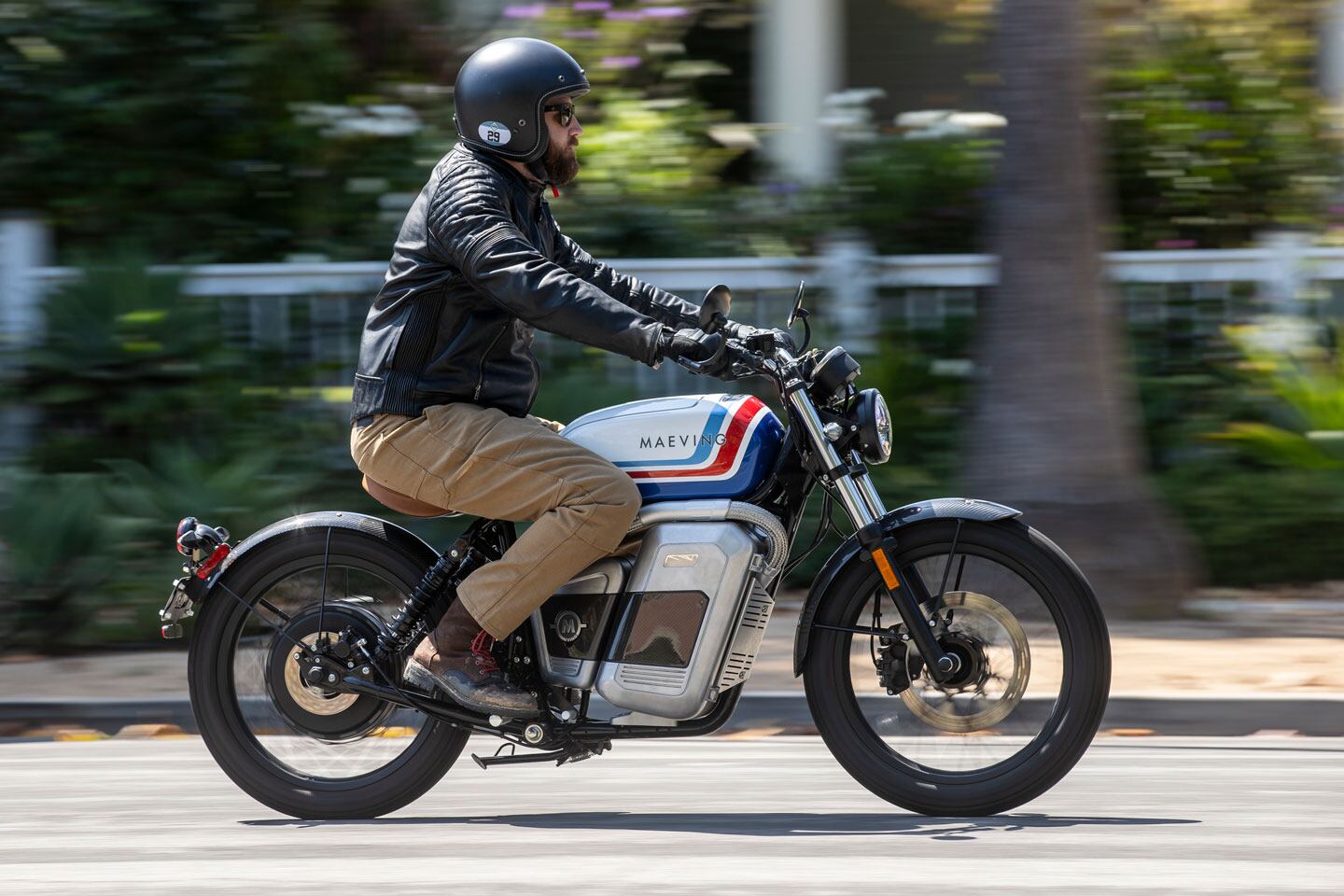 The RM1S design is definitely unique in today’s world. That said, the stylish design makes sense when compared to aggressively designed electric options like Kawasaki’s Z e-1 and Ninja e-1.