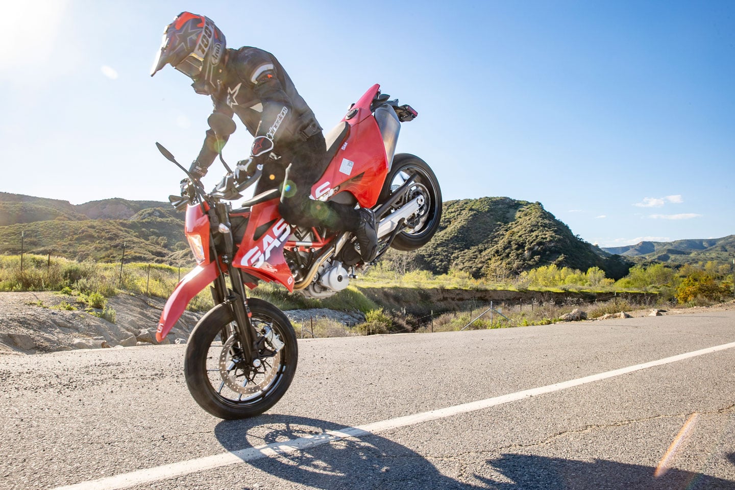 Stop! Supermoto time.