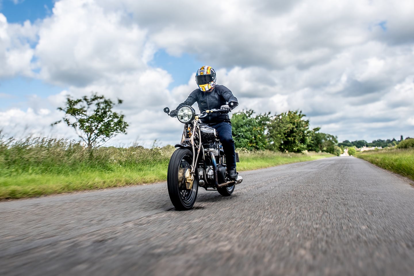 The Praga ZS 800 is a joy to ride with a much better ride than would be expected from a hardtail.