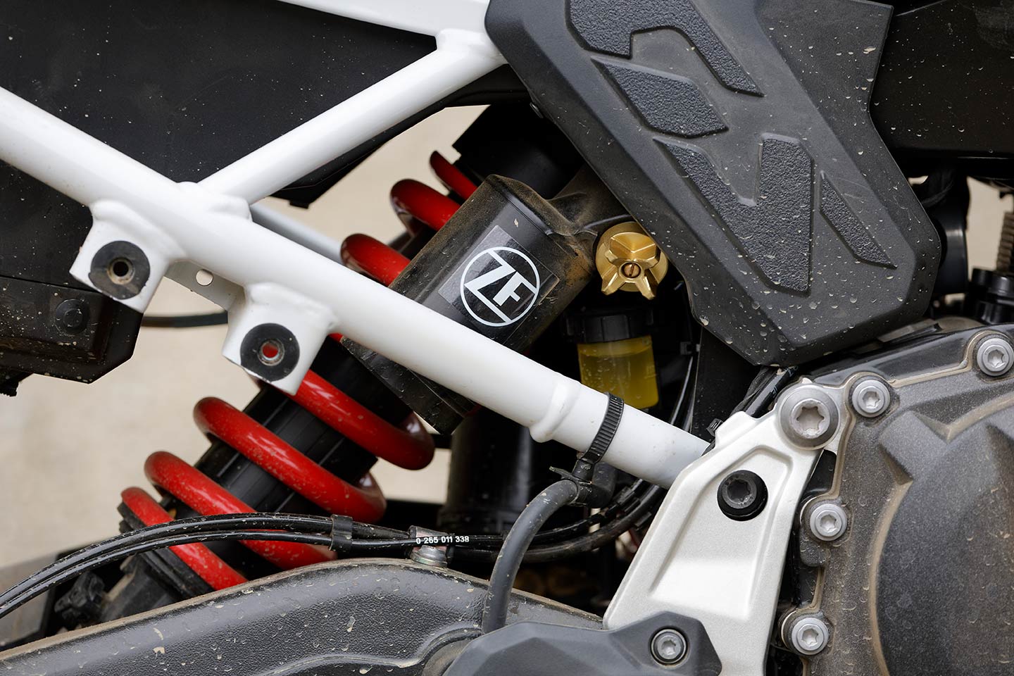 The Enduro Package Pro’s ZF Sachs shock is worth the upgrade.