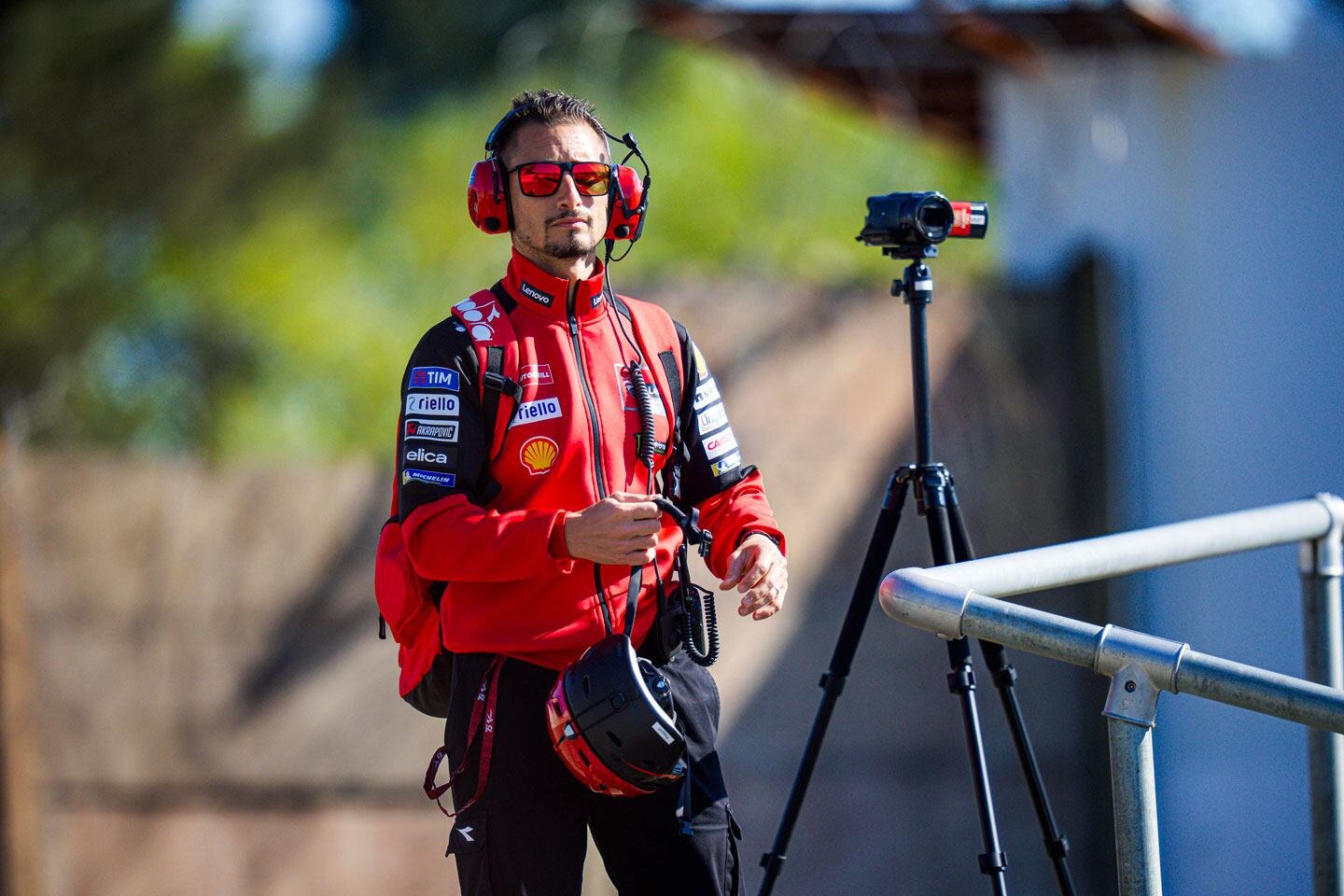Poggiali says he is the bridge between the engineers and crew and the rider.