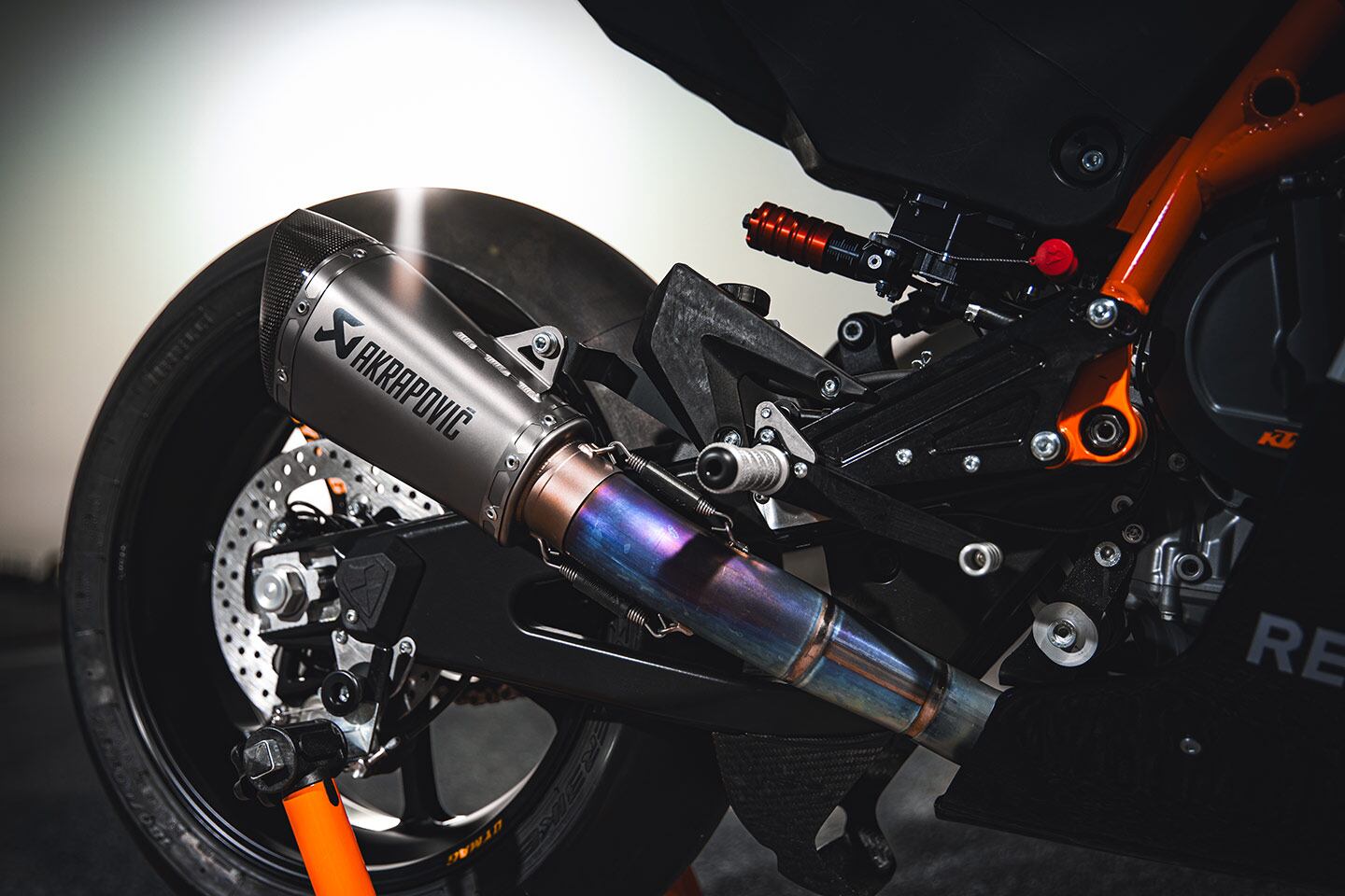 There is an insert available for the exhaust when decibel limits are imposed.