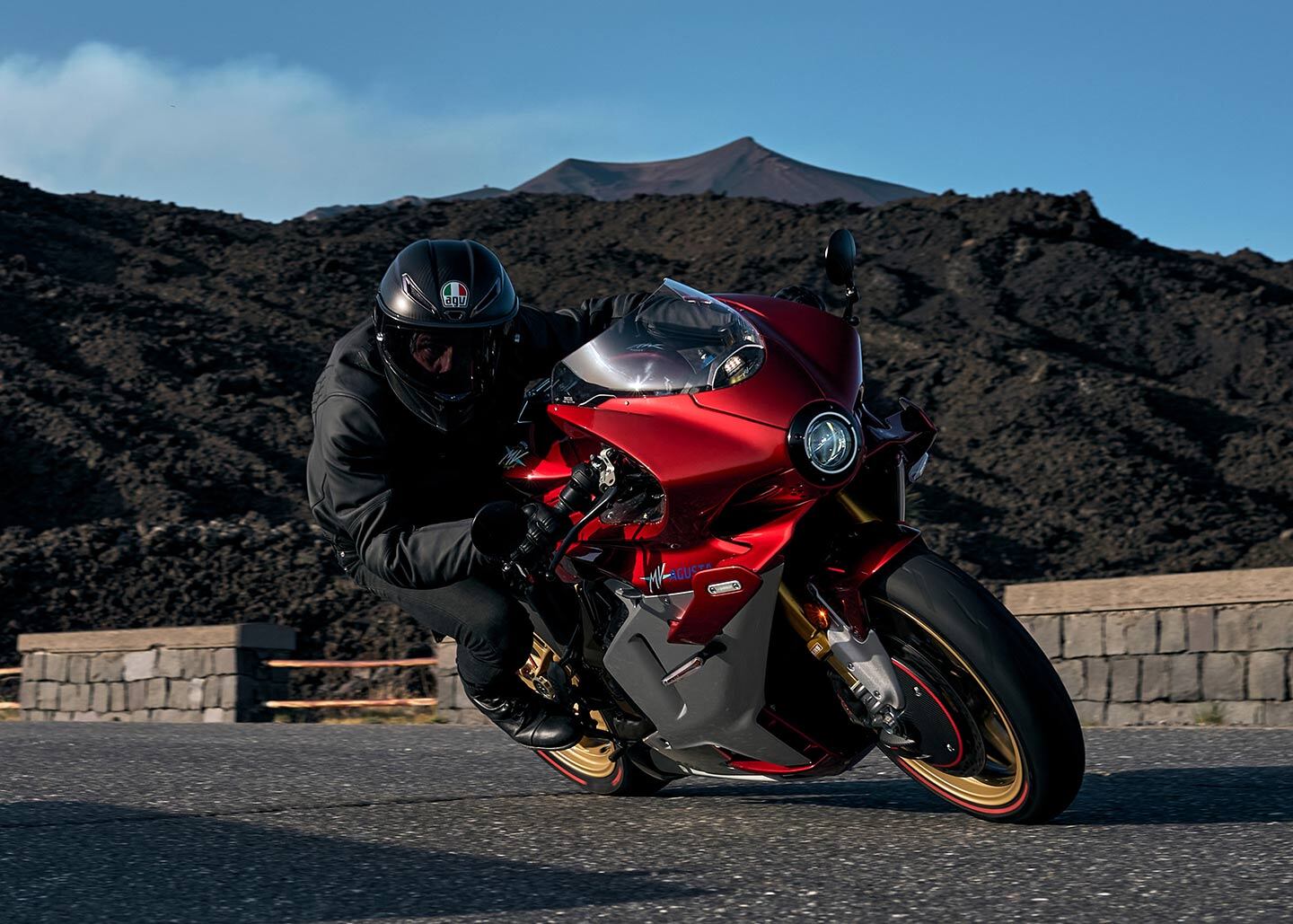 MV Agusta says the Superveloce 1000 Serie Oro makes 208 hp.